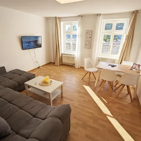 F4 - Urlaubsmagie - Grosse Wohnung Fuer Bis Zu 10 Personen Sebnitz Esterno foto